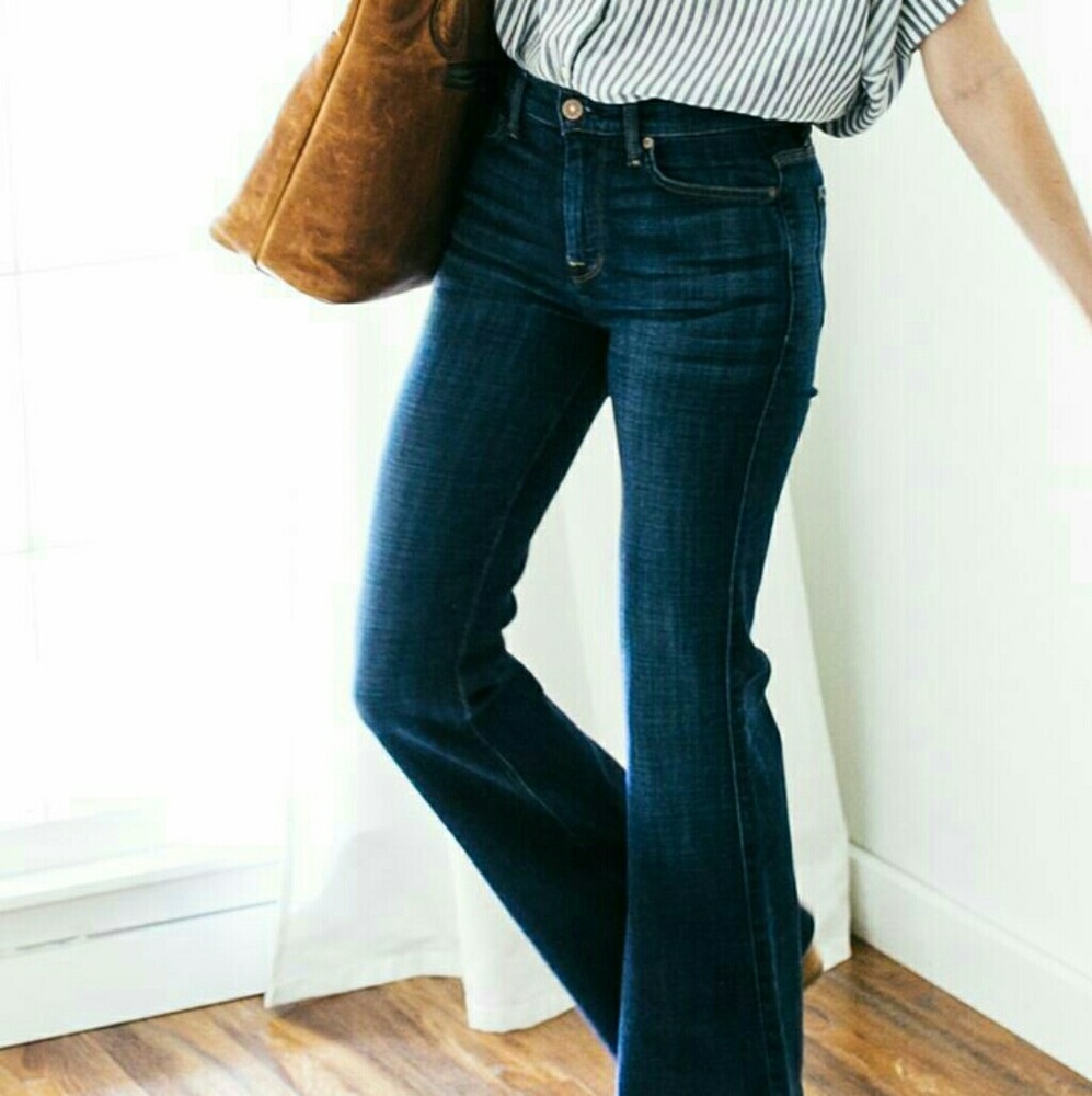 Citizens of Humanity dark wash wide leg jean